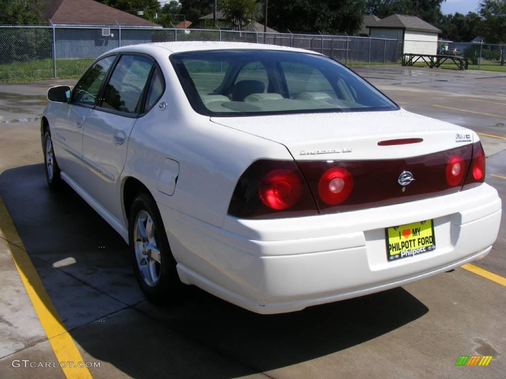 2004 Impala LS - White / Neutral Beige photo #5