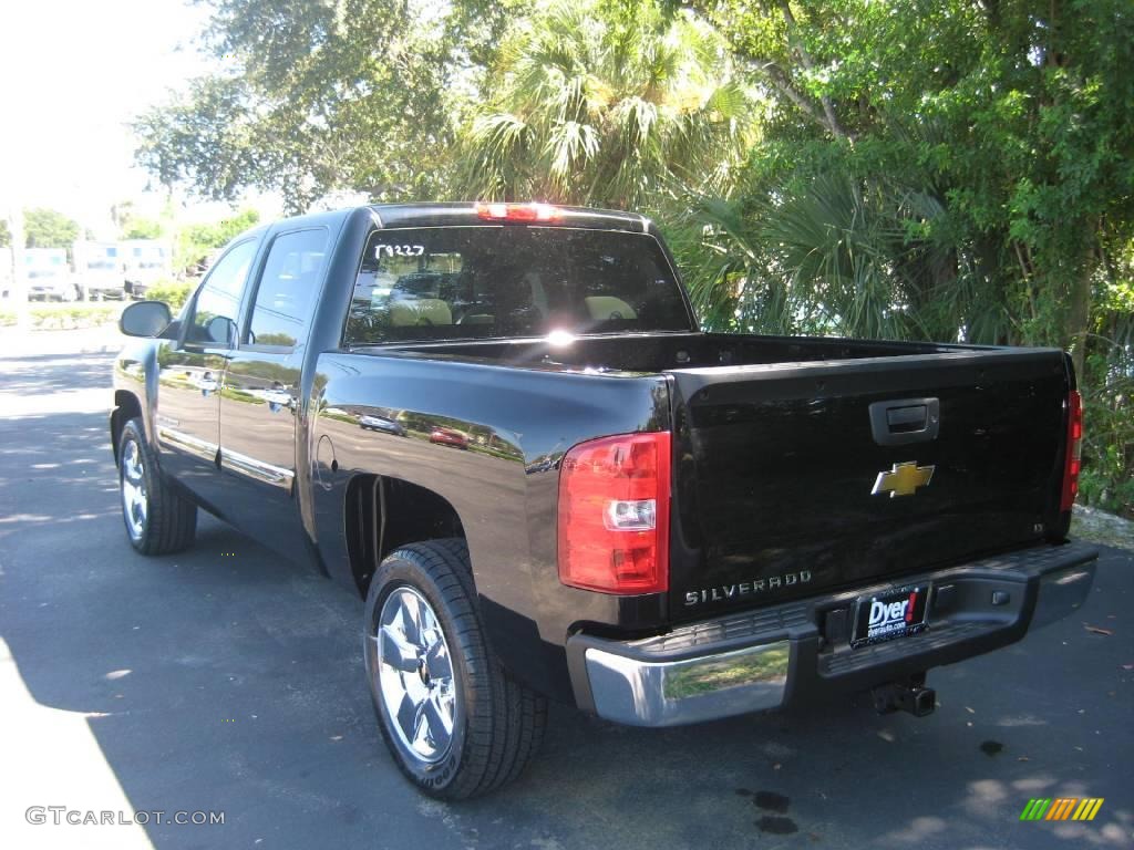 2009 Silverado 1500 LT Crew Cab - Black / Light Titanium photo #5