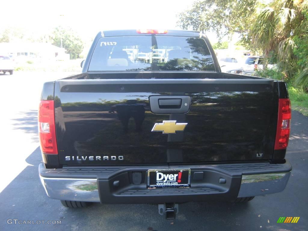 2009 Silverado 1500 LT Crew Cab - Black / Light Titanium photo #7