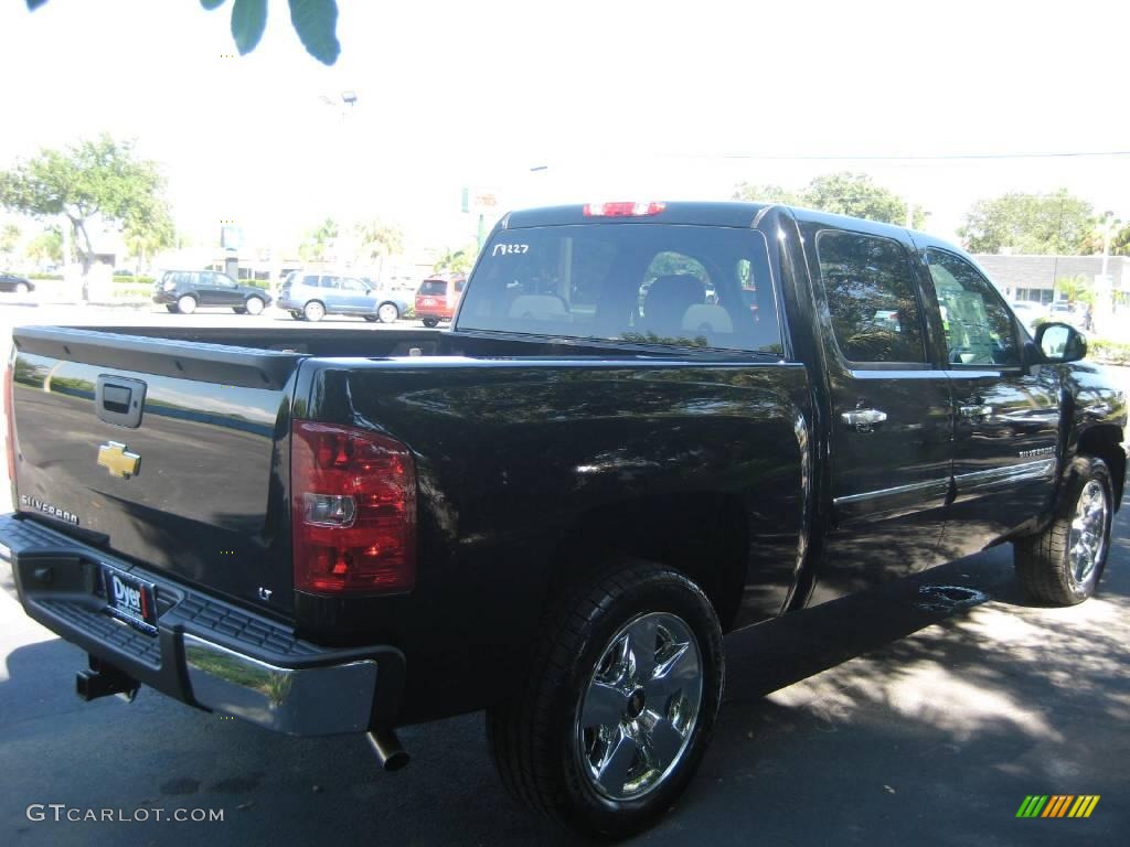 2009 Silverado 1500 LT Crew Cab - Black / Light Titanium photo #8