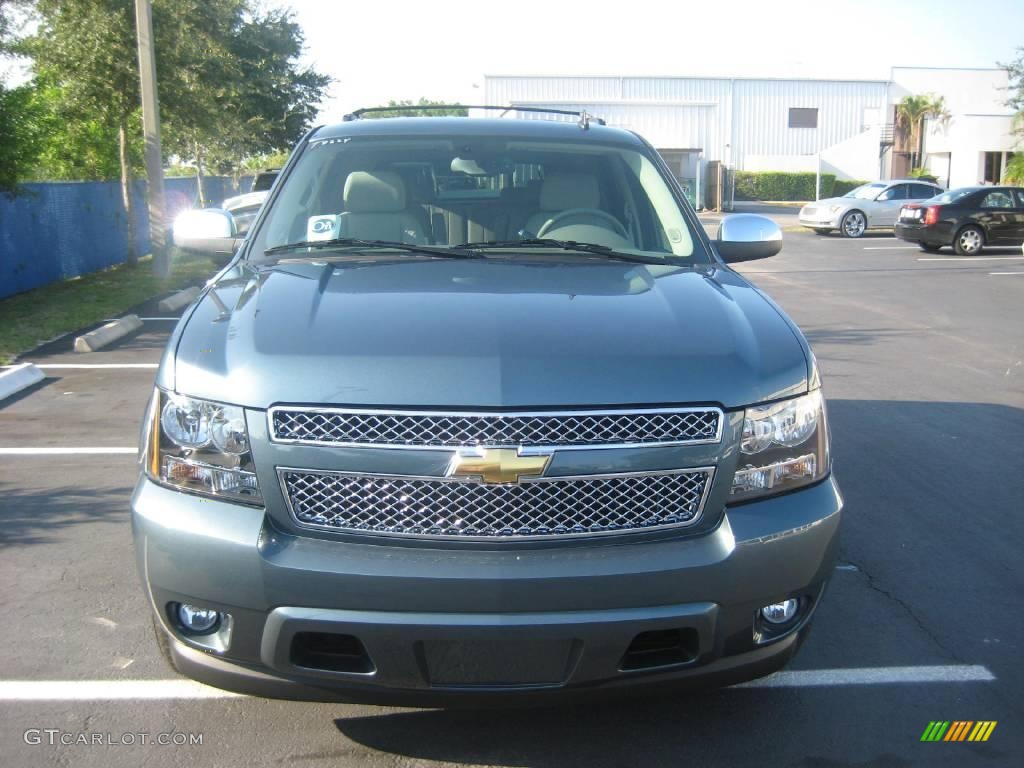 2009 Tahoe LTZ - Blue Granite Metallic / Light Titanium photo #2