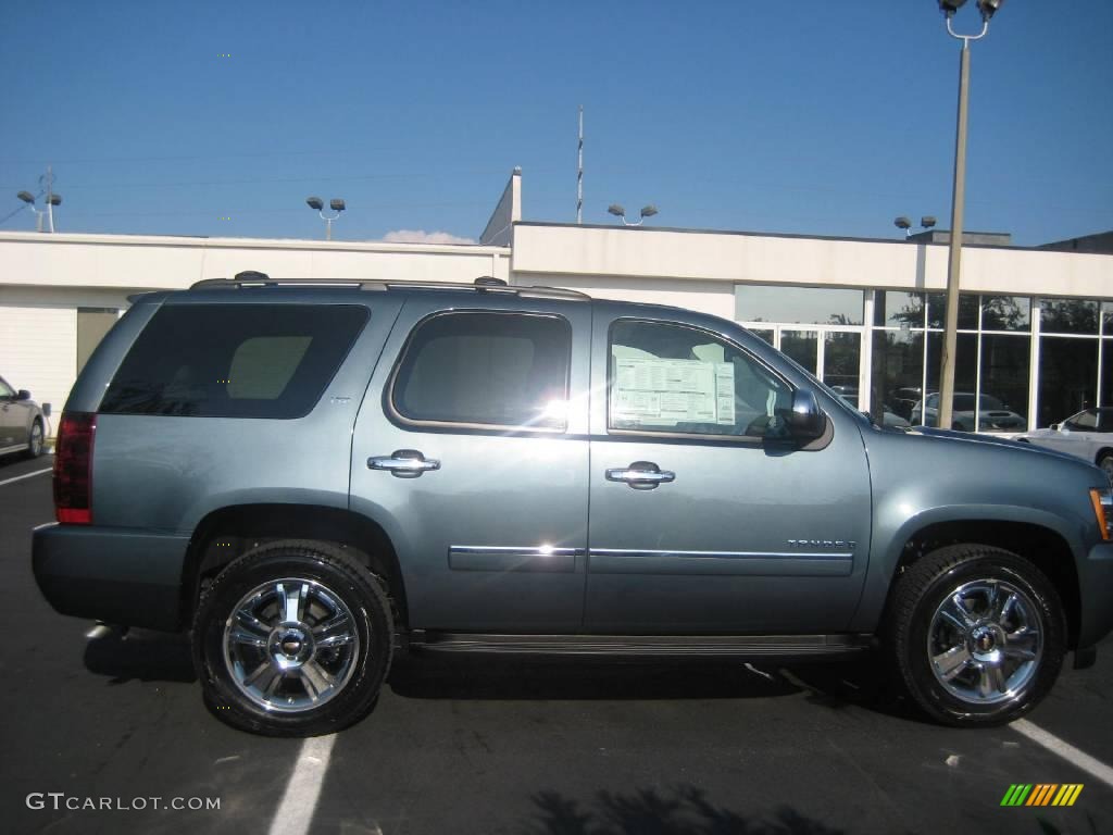 2009 Tahoe LTZ - Blue Granite Metallic / Light Titanium photo #10