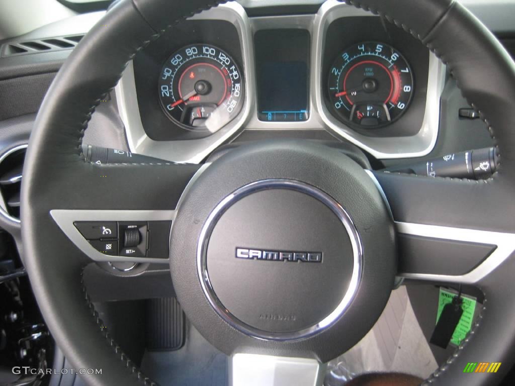 2010 Camaro SS/RS Coupe - Black / Gray photo #14