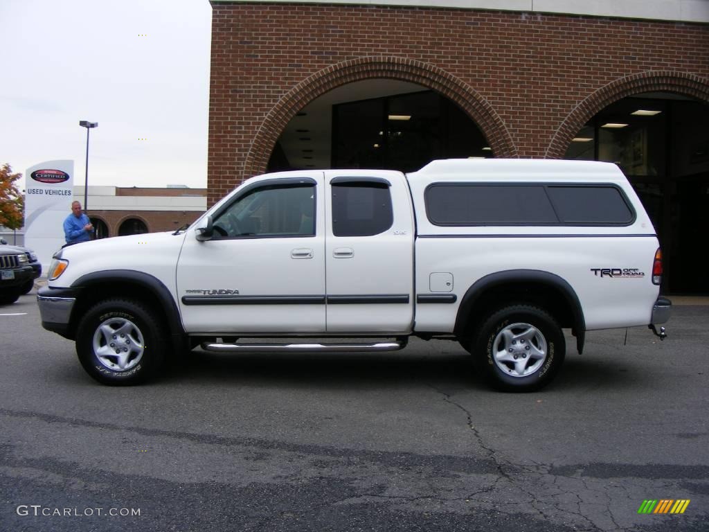 2002 Tundra SR5 TRD Access Cab 4x4 - Natural White / Light Charcoal photo #20