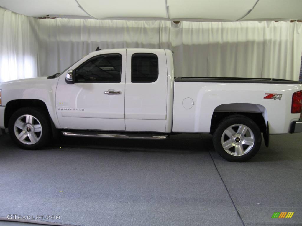 2008 Silverado 1500 LT Extended Cab 4x4 - Summit White / Ebony photo #22