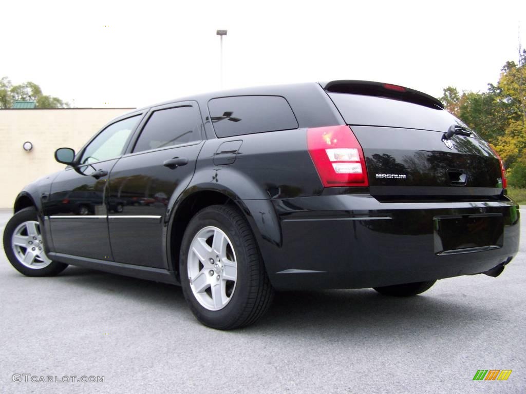 2007 Magnum SXT - Brilliant Black Crystal Pearl / Dark Slate Gray/Light Graystone photo #4