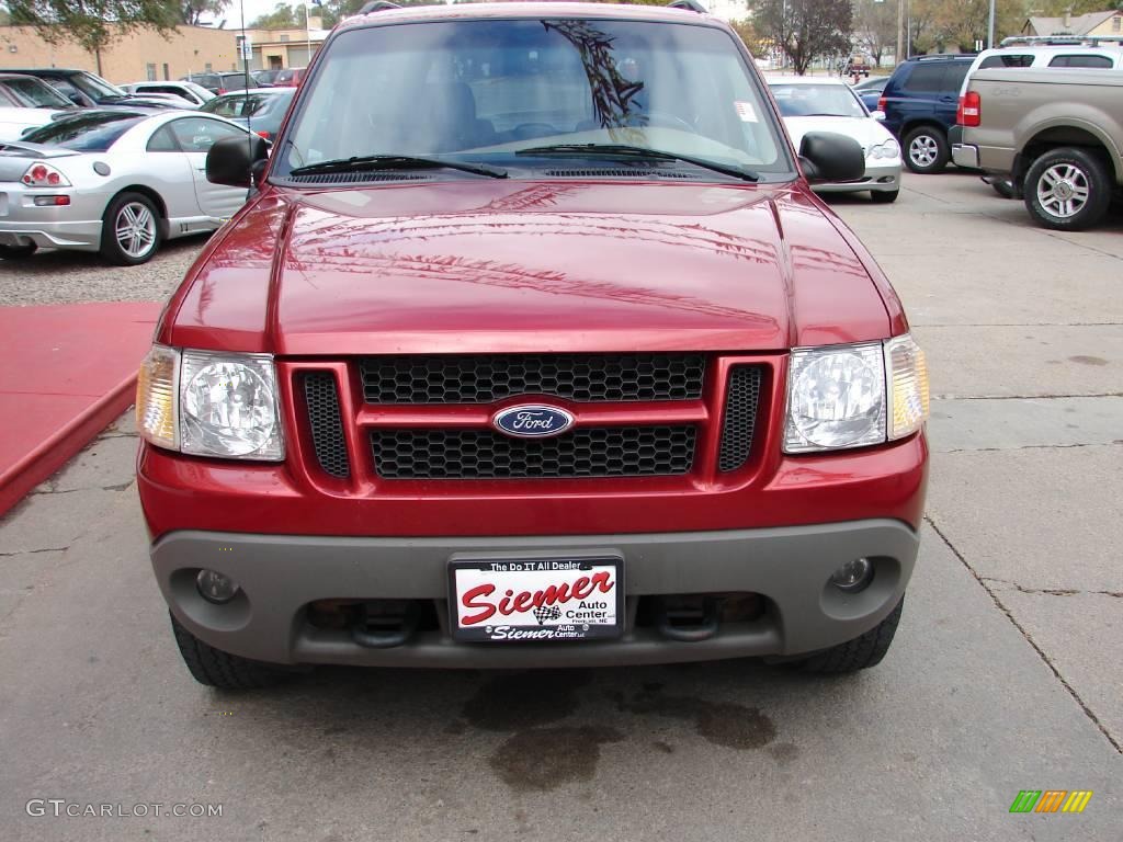 2001 Explorer Sport 4x4 - Toreador Red Metallic / Dark Graphite photo #3