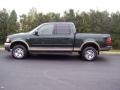 2001 Dark Highland Green Metallic Ford F150 XLT SuperCrew 4x4  photo #4