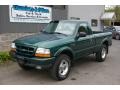 1999 Amazon Green Metallic Ford Ranger XLT Regular Cab 4x4  photo #1