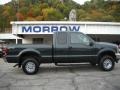 2004 Dark Green Satin Metallic Ford F250 Super Duty XLT SuperCab 4x4  photo #1