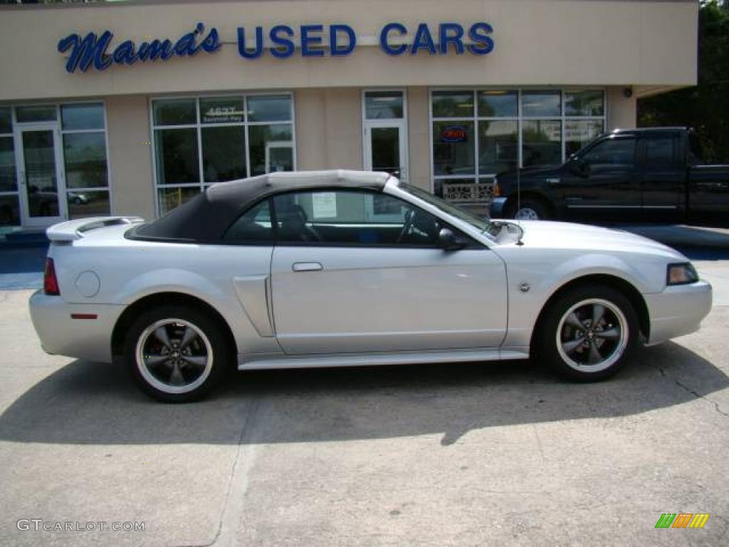 2004 Mustang GT Convertible - Silver Metallic / Dark Charcoal photo #1