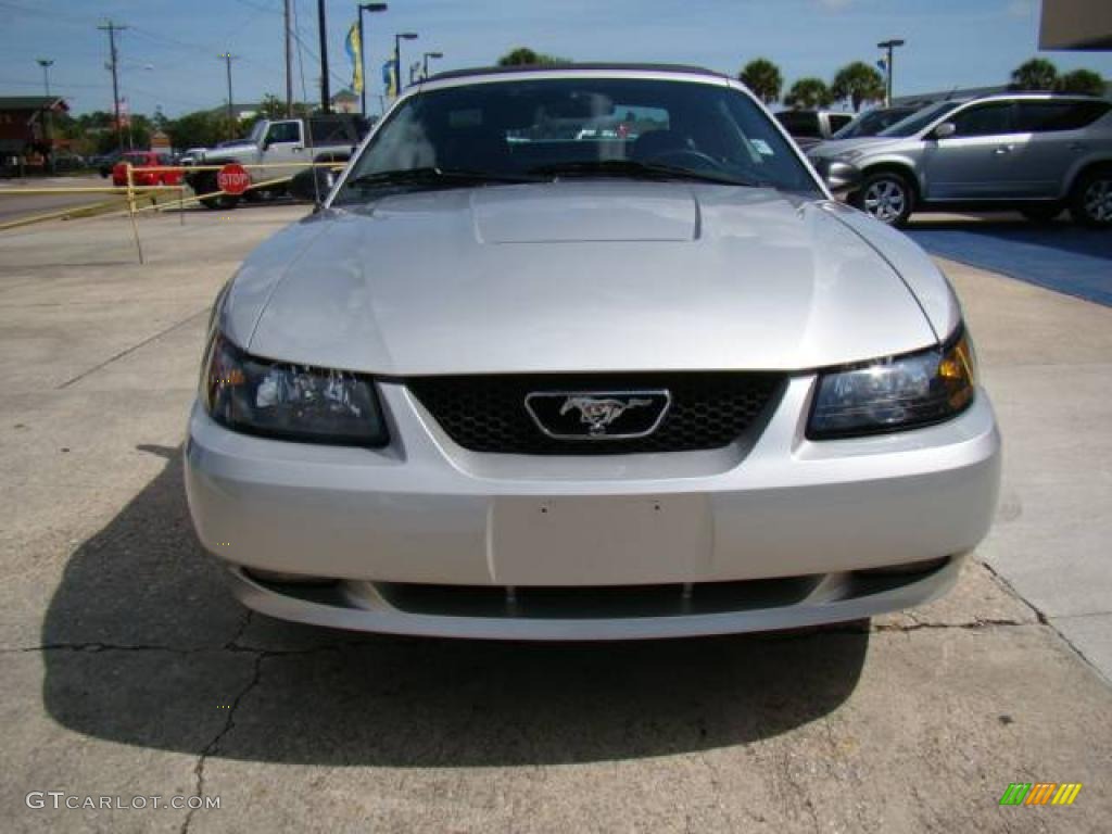 2004 Mustang GT Convertible - Silver Metallic / Dark Charcoal photo #3