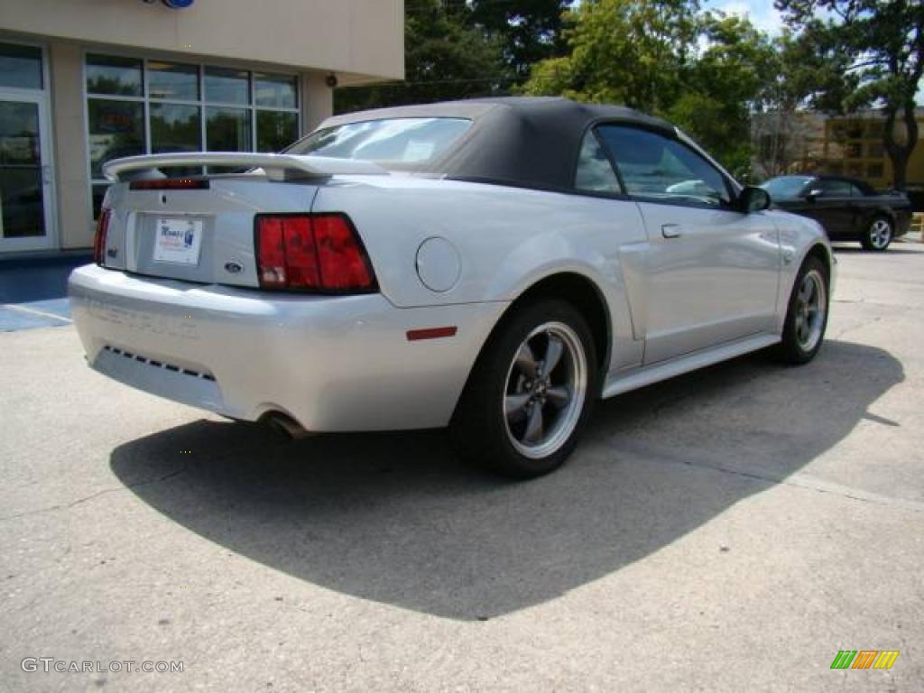 2004 Mustang GT Convertible - Silver Metallic / Dark Charcoal photo #8