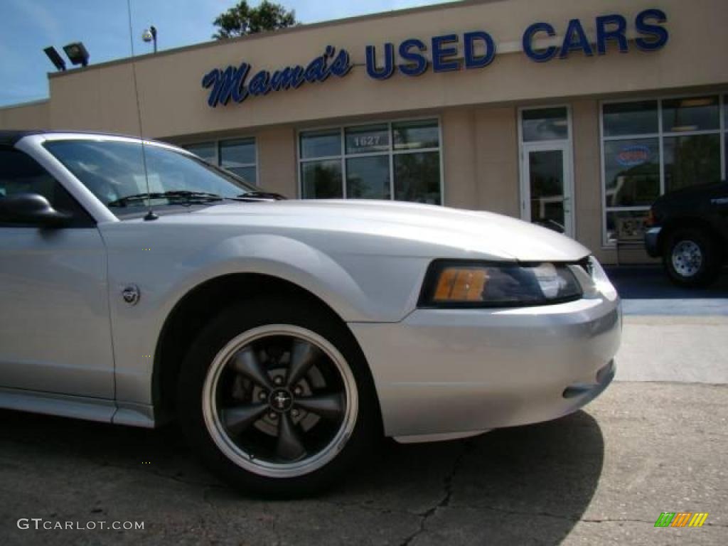 2004 Mustang GT Convertible - Silver Metallic / Dark Charcoal photo #19