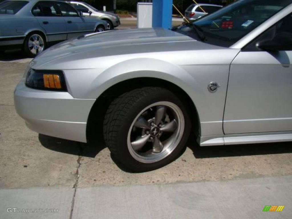 2004 Mustang GT Convertible - Silver Metallic / Dark Charcoal photo #20