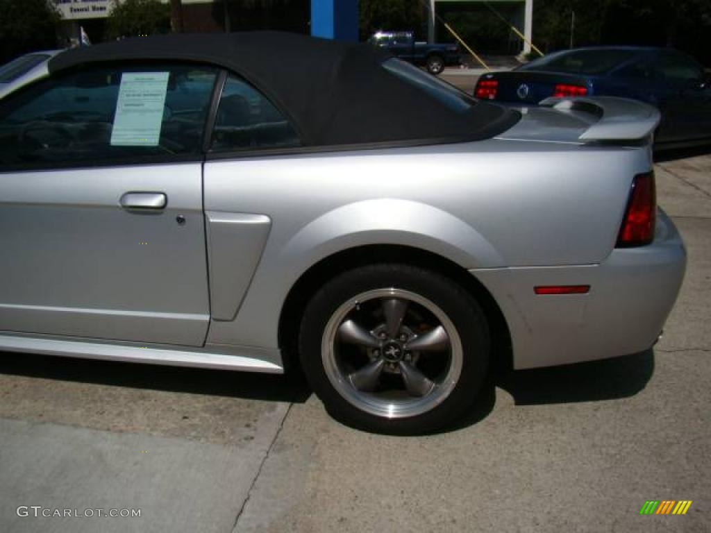 2004 Mustang GT Convertible - Silver Metallic / Dark Charcoal photo #21
