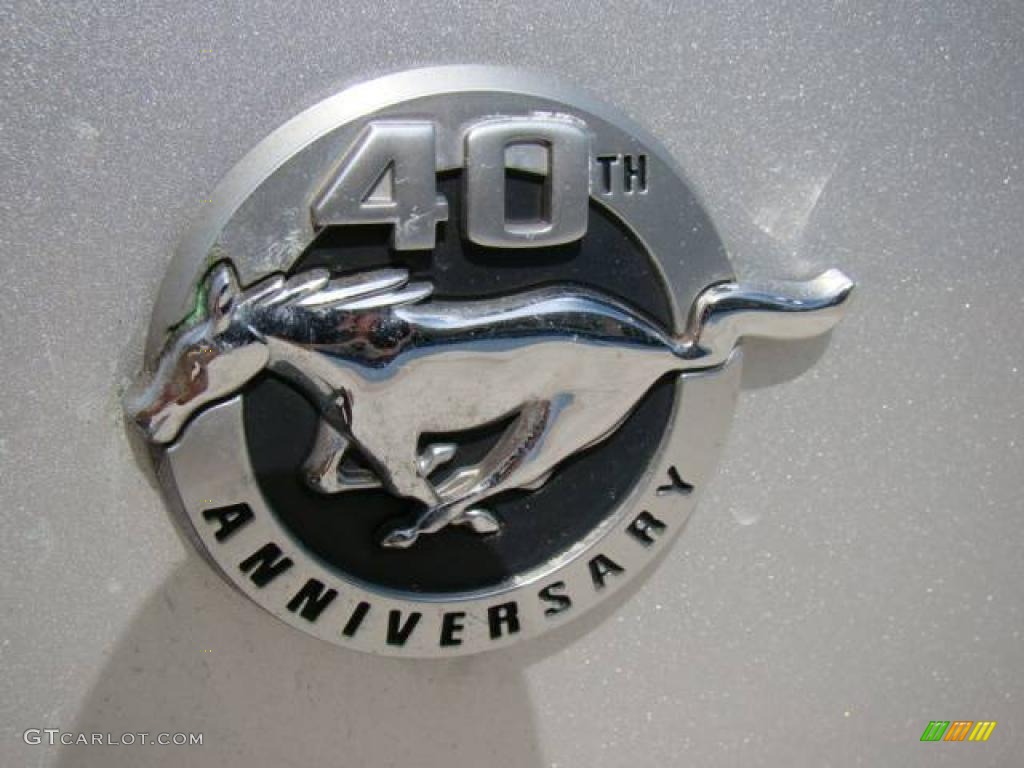 2004 Mustang GT Convertible - Silver Metallic / Dark Charcoal photo #26