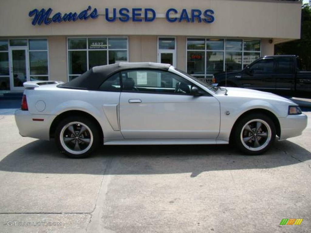 2004 Mustang GT Convertible - Silver Metallic / Dark Charcoal photo #27