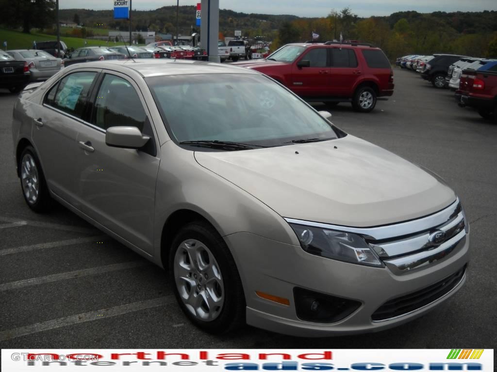 2010 Fusion SE V6 - Smokestone Metallic / Camel photo #4