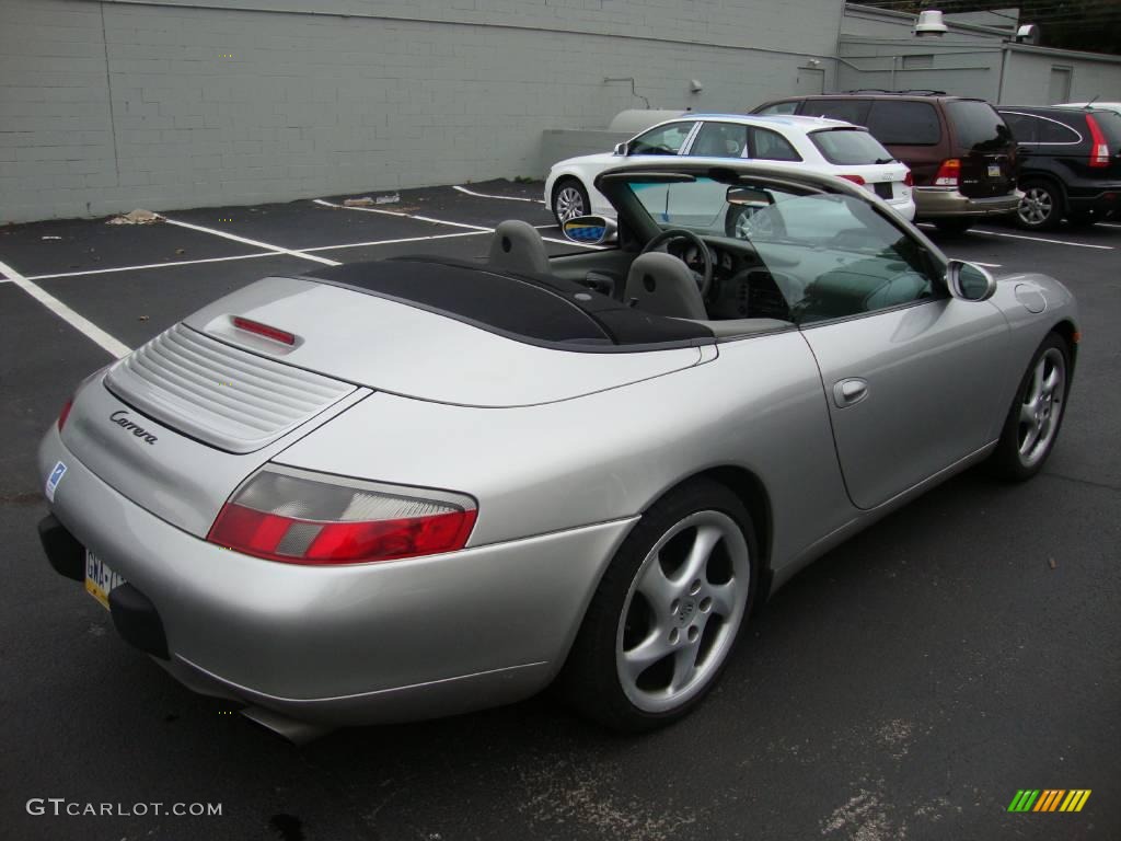 2000 911 Carrera Cabriolet - Arctic Silver Metallic / Graphite Grey photo #7
