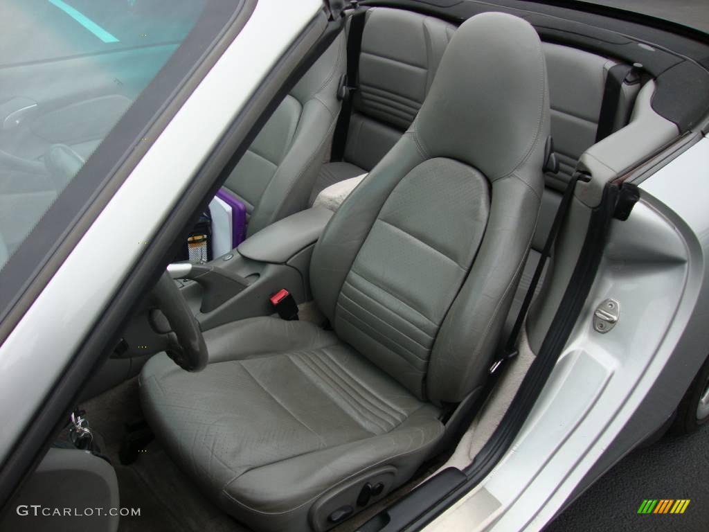 2000 911 Carrera Cabriolet - Arctic Silver Metallic / Graphite Grey photo #15