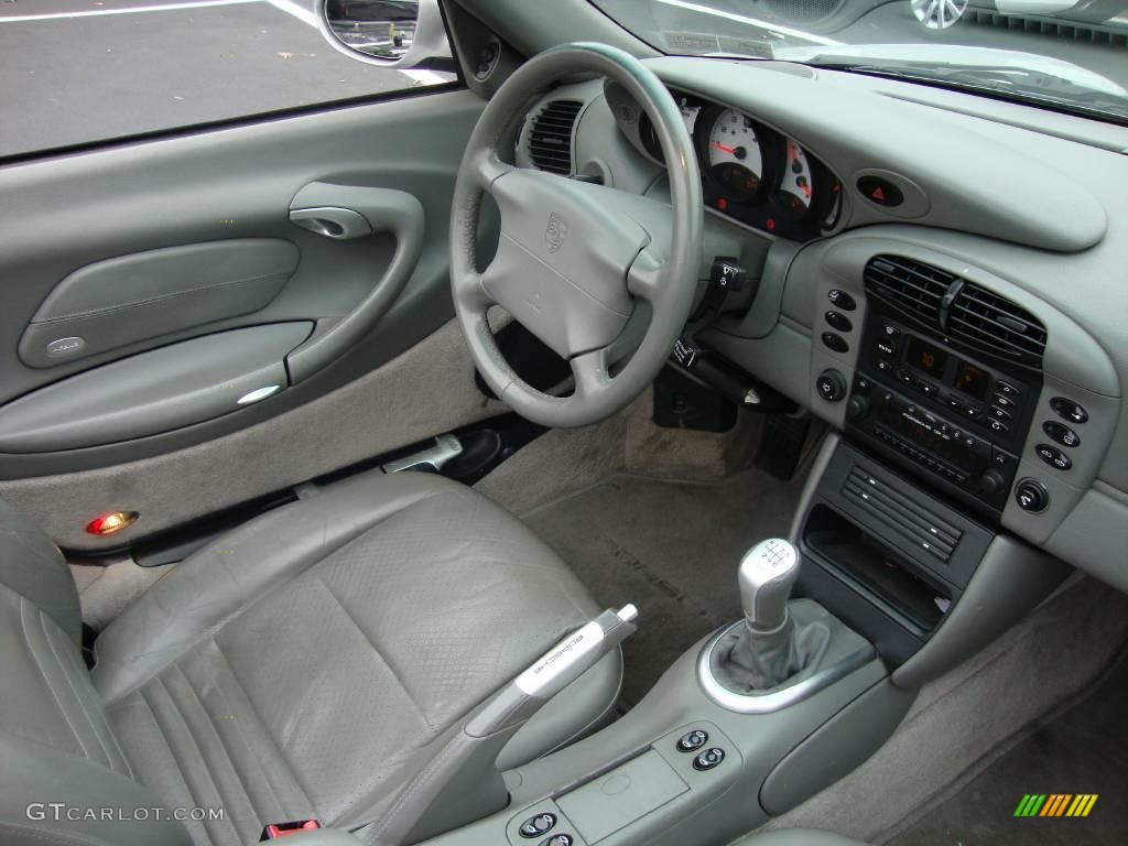 2000 911 Carrera Cabriolet - Arctic Silver Metallic / Graphite Grey photo #17