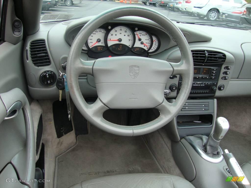 2000 911 Carrera Cabriolet - Arctic Silver Metallic / Graphite Grey photo #29