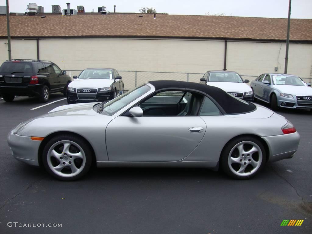 2000 911 Carrera Cabriolet - Arctic Silver Metallic / Graphite Grey photo #36