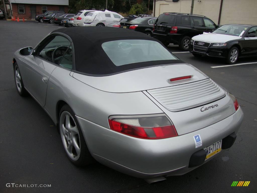 2000 911 Carrera Cabriolet - Arctic Silver Metallic / Graphite Grey photo #37