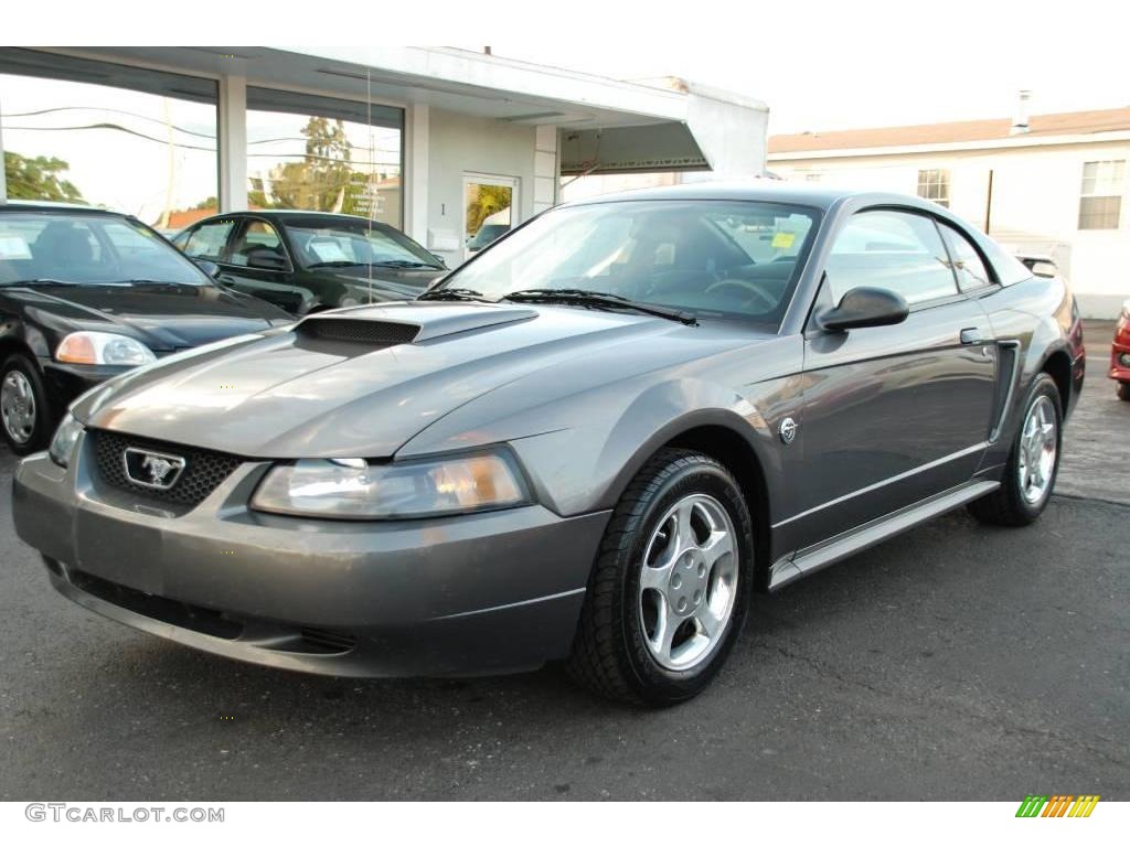 2004 Mustang V6 Coupe - Dark Shadow Grey Metallic / Dark Charcoal photo #1