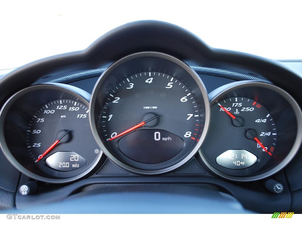 2009 Porsche Cayman Standard Cayman Model Gauges Photo #19667608