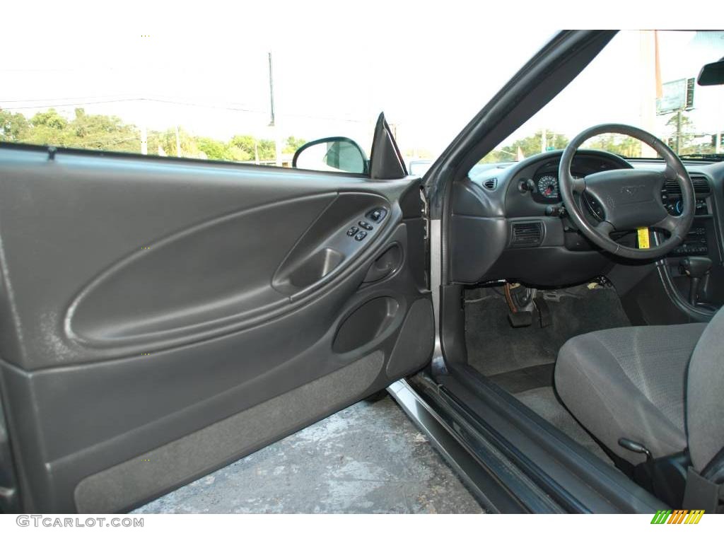 2004 Mustang V6 Coupe - Dark Shadow Grey Metallic / Dark Charcoal photo #16