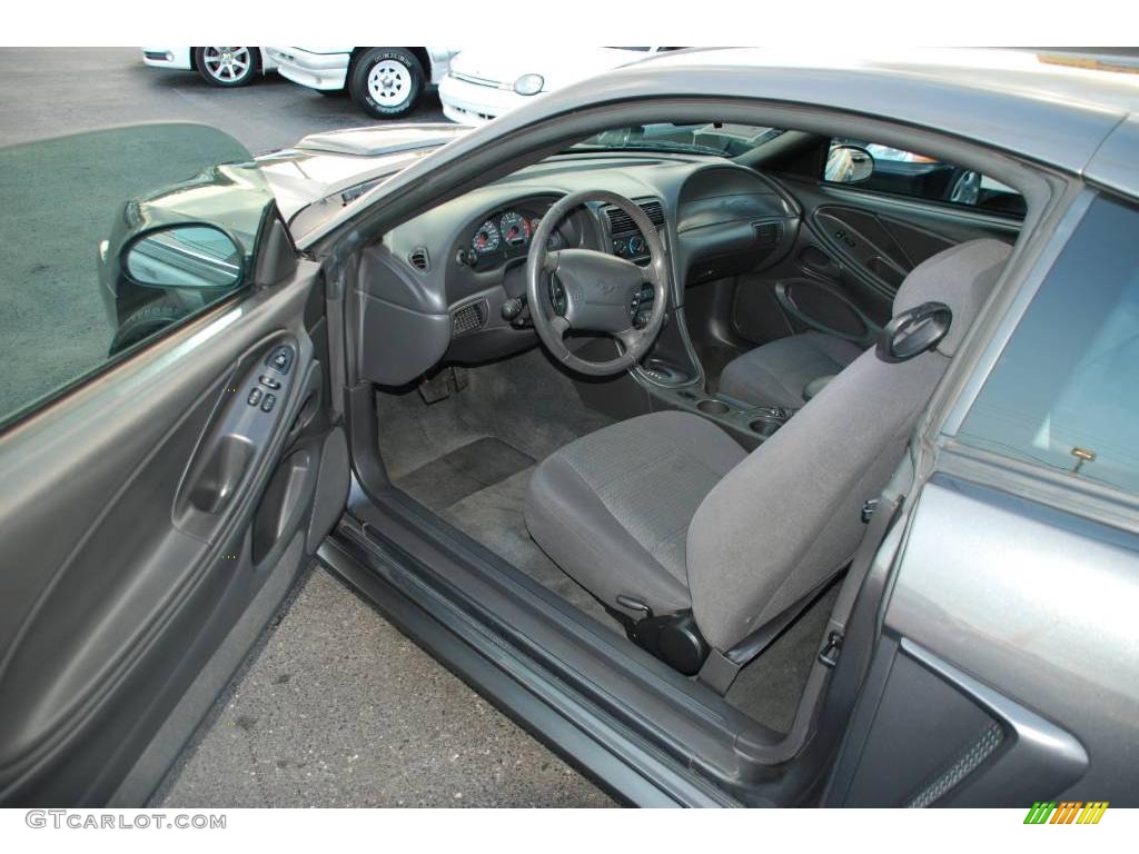 2004 Mustang V6 Coupe - Dark Shadow Grey Metallic / Dark Charcoal photo #17