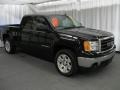 2008 Onyx Black GMC Sierra 1500 SLE Extended Cab 4x4  photo #1