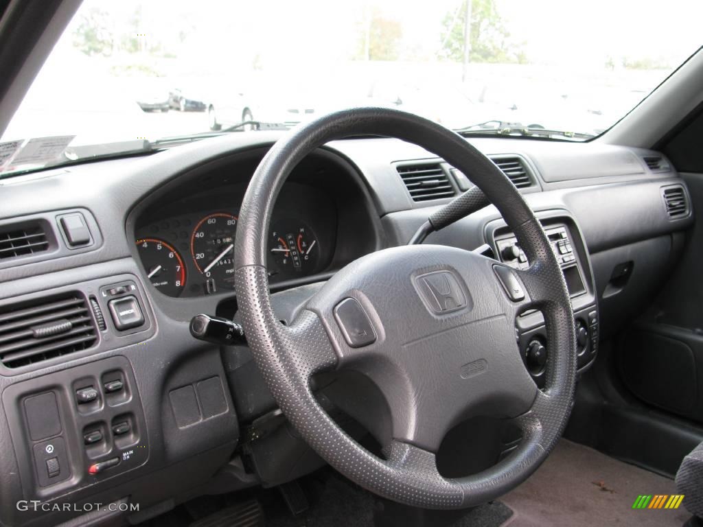 2001 CR-V EX 4WD - Clover Green Pearl / Dark Gray photo #8