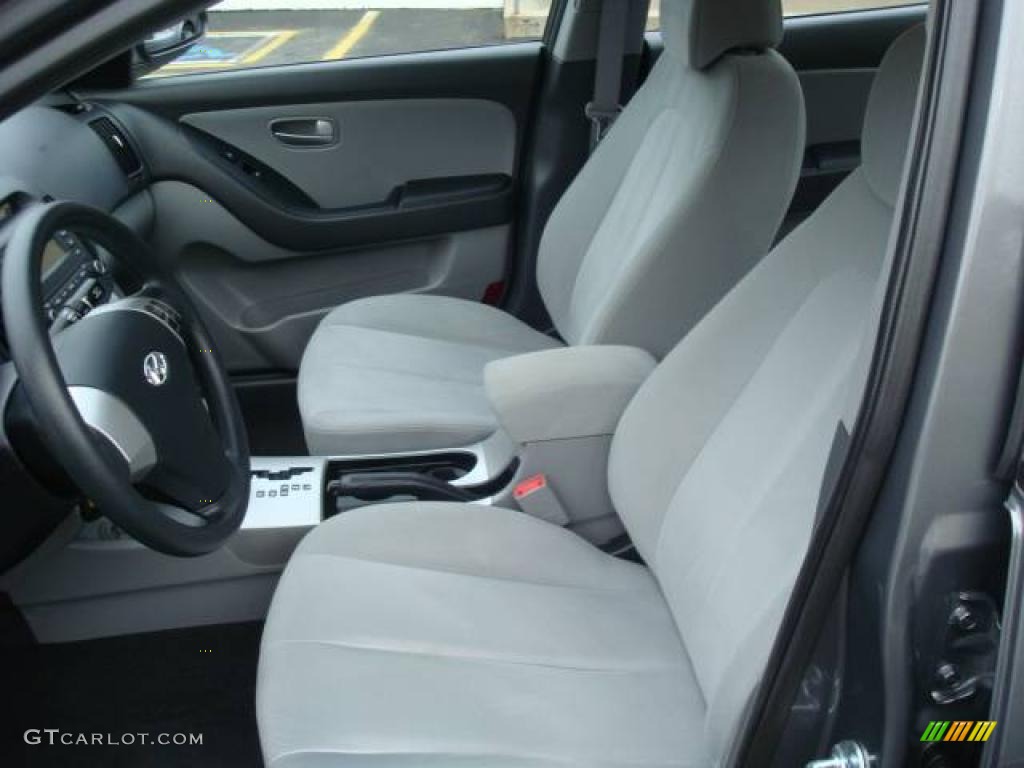 2009 Elantra GLS Sedan - Carbon Gray / Gray photo #8