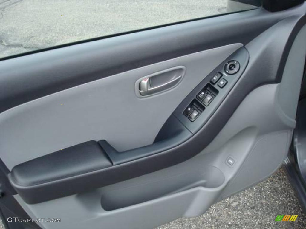 2009 Elantra GLS Sedan - Carbon Gray / Gray photo #11
