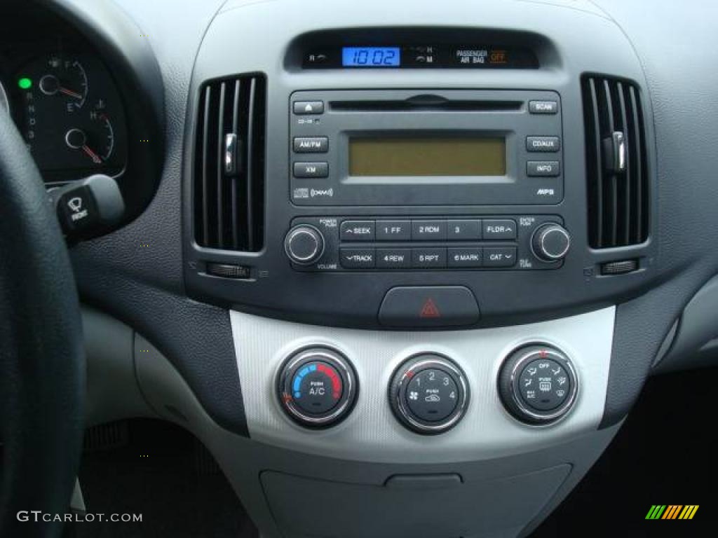 2009 Elantra GLS Sedan - Carbon Gray / Gray photo #13
