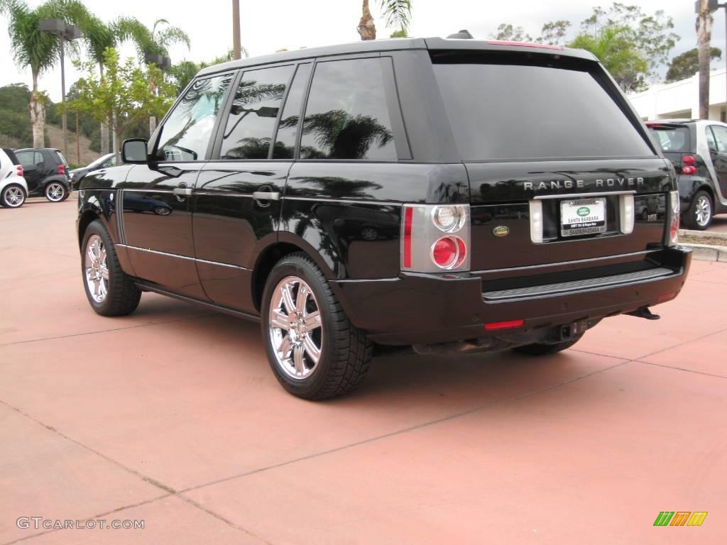 2007 Range Rover HSE - Java Black Pearl / Charcoal photo #6