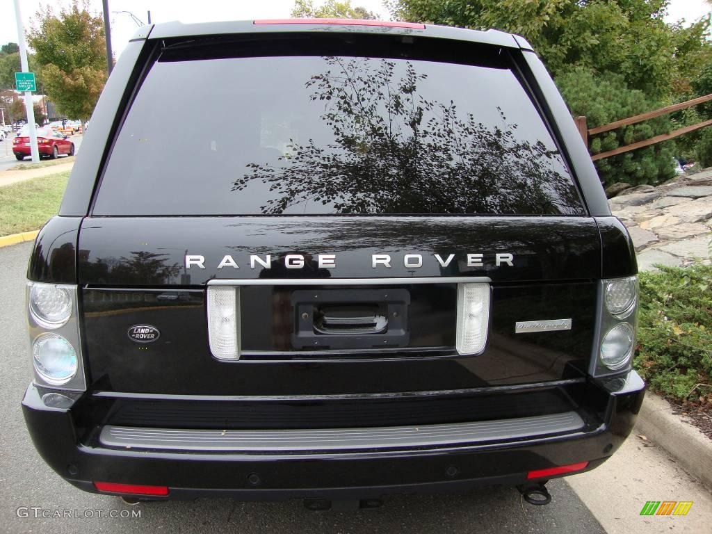 2009 Range Rover Autobiography Supercharged - Santorini Black Metallic / Jet Black/Jet Black photo #3