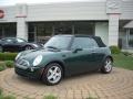 2008 British Racing Green Metallic Mini Cooper Convertible  photo #2