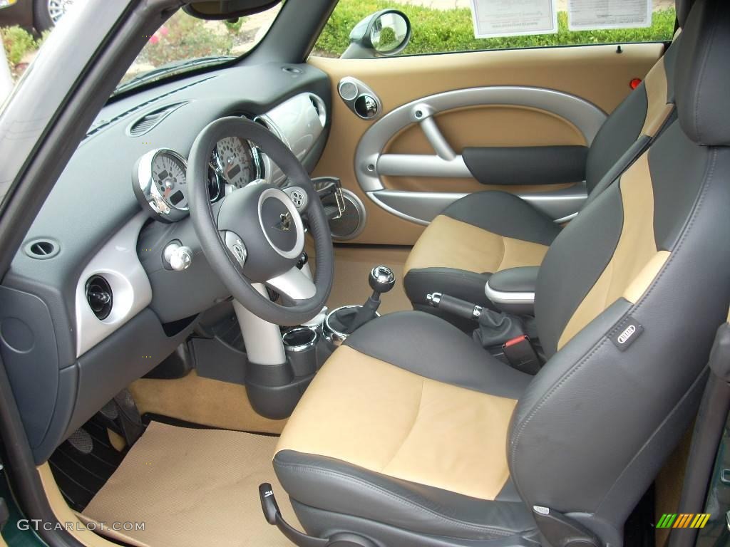Gravity Tuscan Beige Interior 2008 Mini Cooper Convertible Photo #19671495