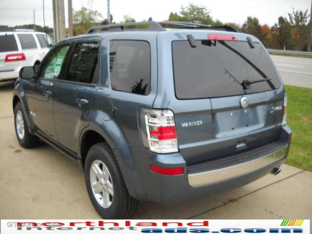 2010 Mariner Hybrid 4WD - Steel Blue Metallic / Stone photo #4