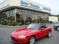 2005 Classic Red Mazda MX-5 Miata Roadster  photo #1