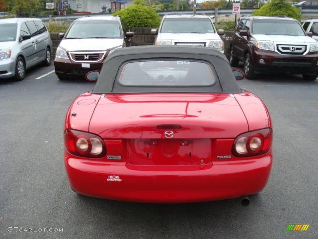 2005 MX-5 Miata Roadster - Classic Red / Black photo #3