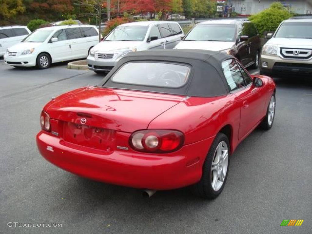 2005 MX-5 Miata Roadster - Classic Red / Black photo #4