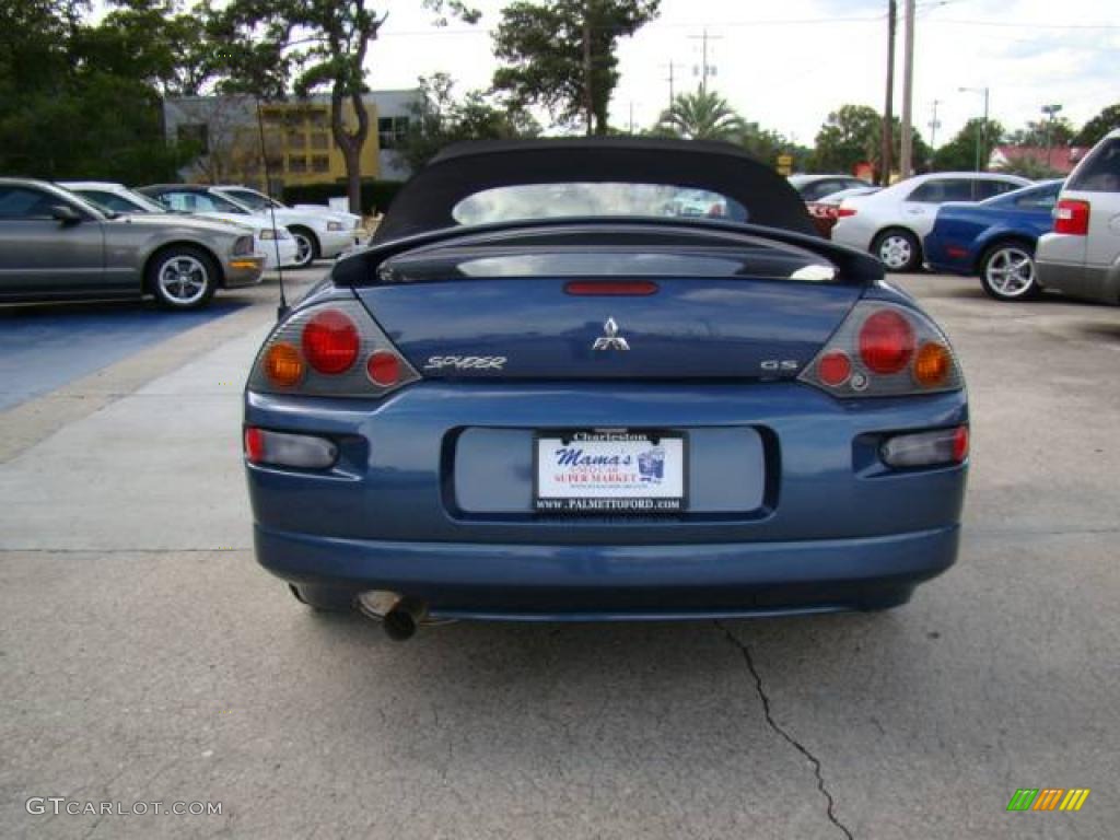 2003 Eclipse Spyder GS - Flash Blue Pearl / Midnight photo #7