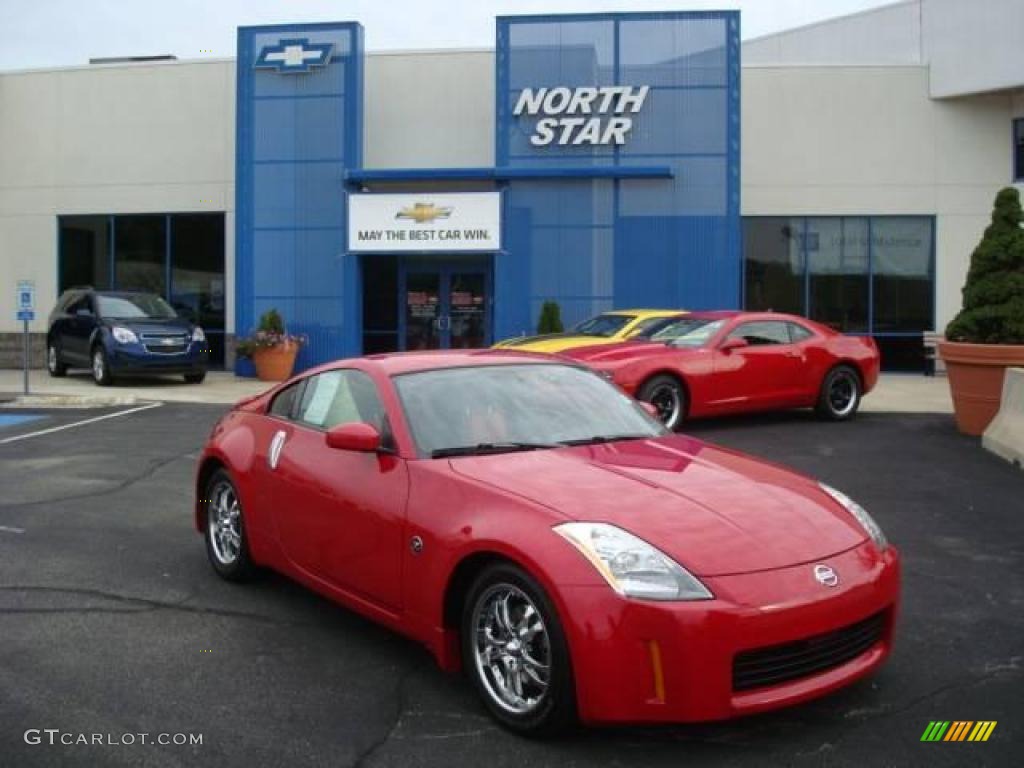 2004 350Z Touring Coupe - Redline / Charcoal photo #1