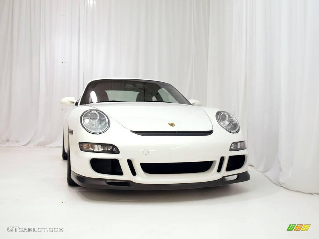 2007 911 GT3 - Carrara White / Black w/Alcantara photo #8