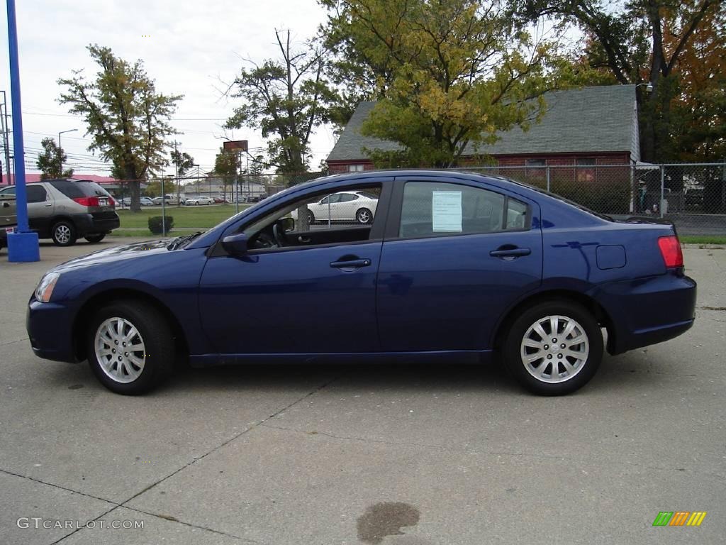 2009 Galant ES - Maizen Blue Pearl / Beige photo #2